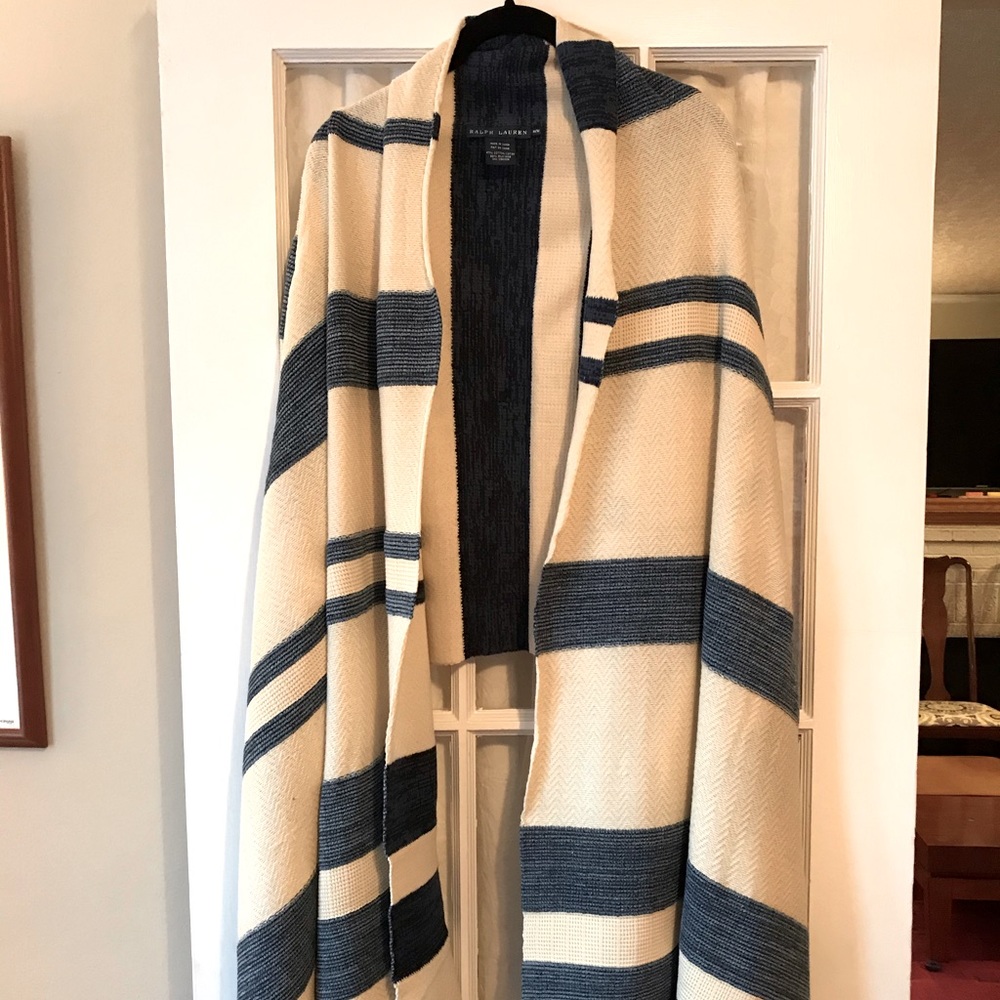 Ralph Lauren open wrap cardi sweater